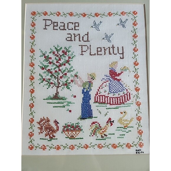 Finished Framed Cross Stitch Large Wall Art - Picture 4 of 10